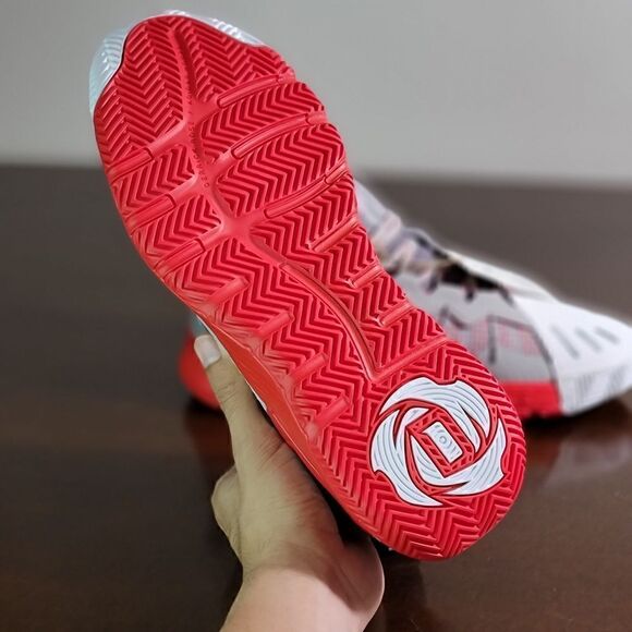 Adidas D Rose Son Of Chi MVP Godspeed Derrick Basketball Shoe Size 8.5 Grey Red main image 9